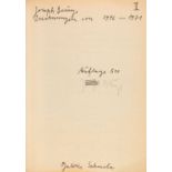 J. Beuys, Zeichnungen von 1946 - 1971. Band II. Galerie Schmela. Düsseldorf 1972/73. - Eines von 500