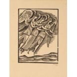 Gerhard Marcks. Das Wielandslied der aelteren Edda. 1923. 10 Blatt Holzschnitte. Signiert. Ex. 99 vo