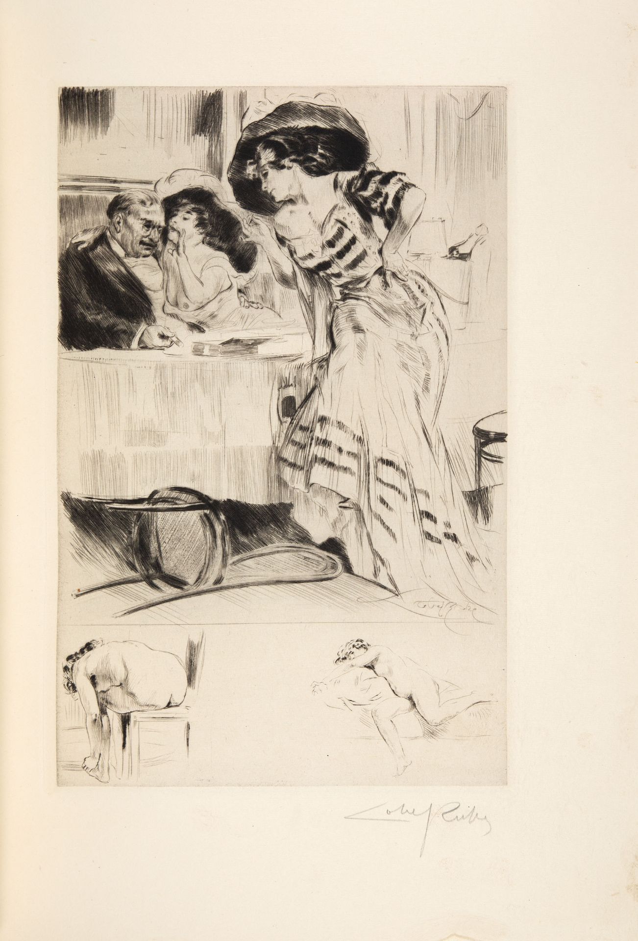C. Mauclair / Lobel-Riche, Études de filles. Paris 1910. - Ex. 54/73, - Bild 3 aus 4