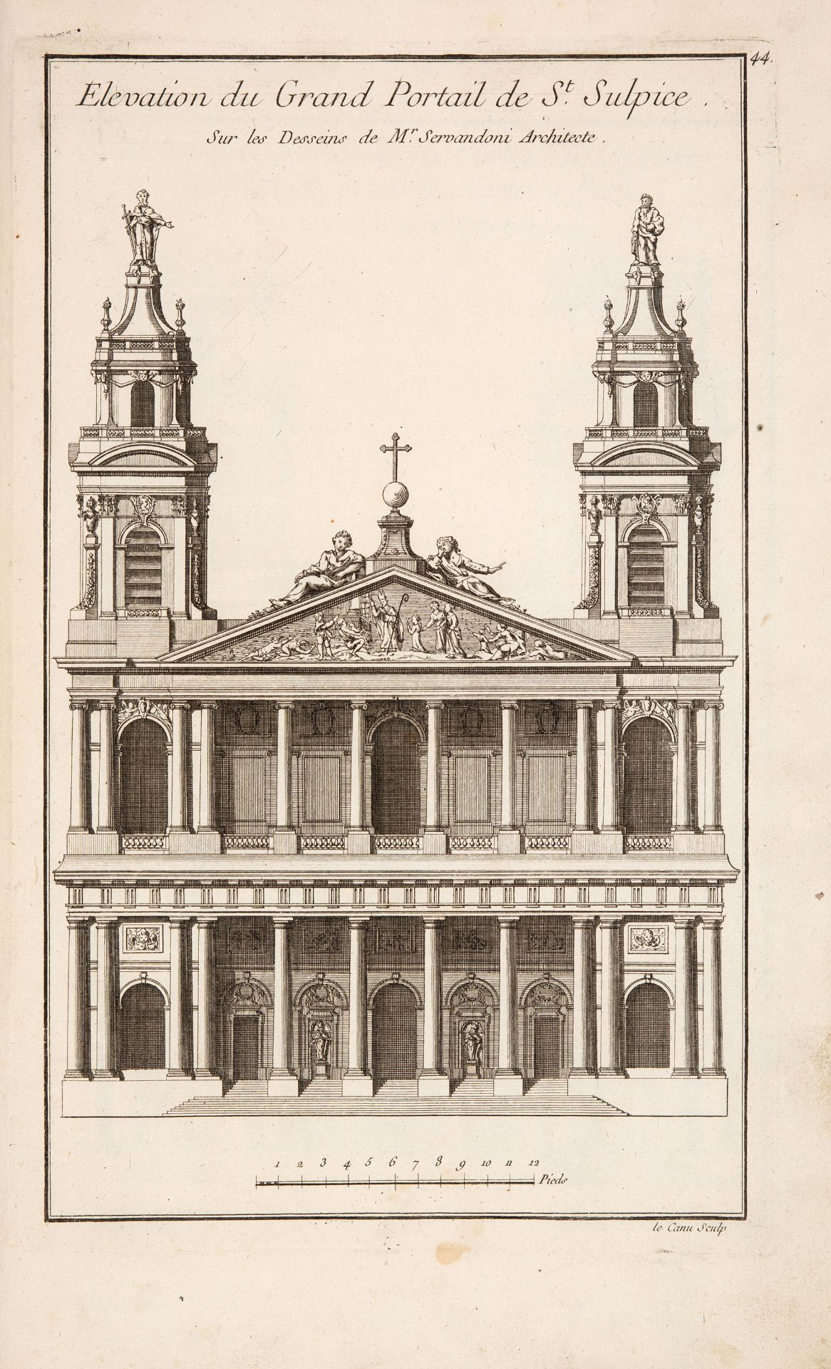 G. B. da Vignola, Nouveau livre des cinq ordres d'architecture. Paris o. J. (1780) - Bild 2 aus 3