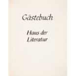 Gästebuch des Literaturhauses Darmstadt 1995-2009.