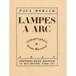 P. Morand / F. Masereel, Lampes a arc. Paris 1927. - Ex. 100/165.