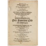 J.J. Wolter, Festschrift Franz Otto von Büllingen. Köln 1775.