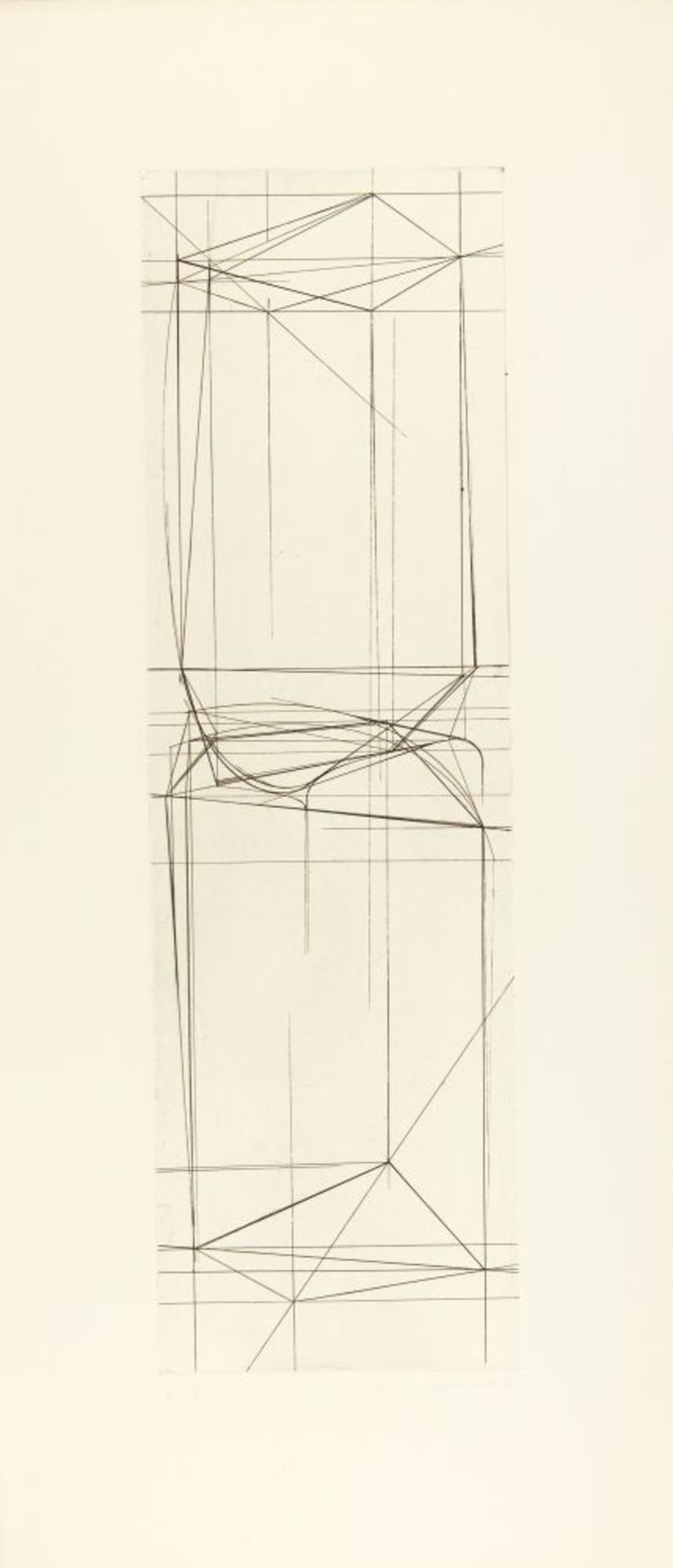 Günter Ferdinand Ris. Paysage Architecturals 1974/ Die Mescheder Mappe. 5 Blatt Radierungen und 6 Bl - Bild 5 aus 11