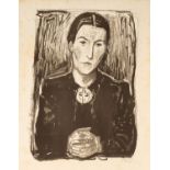 Otto Dix. Frau Pfarrer Friedrich/ Pfarrer Friedrich. 1952. 2 Blatt Lithographien. Je signiert. Aufla