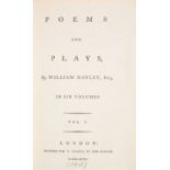 W. Hayley. Poems and plays. 6 Bde. London 1785.