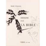 M. Chagall, Dessins pour la Bible (II). Paris 1960. Verve X, 37-38.