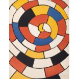 Alexander Calder. Spiral. (Um 1970). Farblithographie. Signiert. Ex. EA.