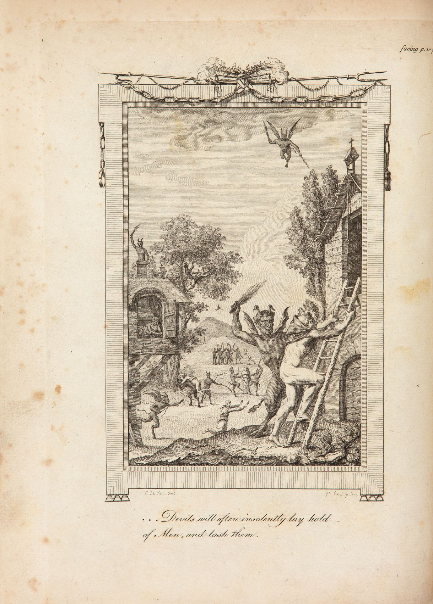 J. L. Delolme nach J. Boileau, The History of the flagellants. Ldn 1777. - Image 2 of 3