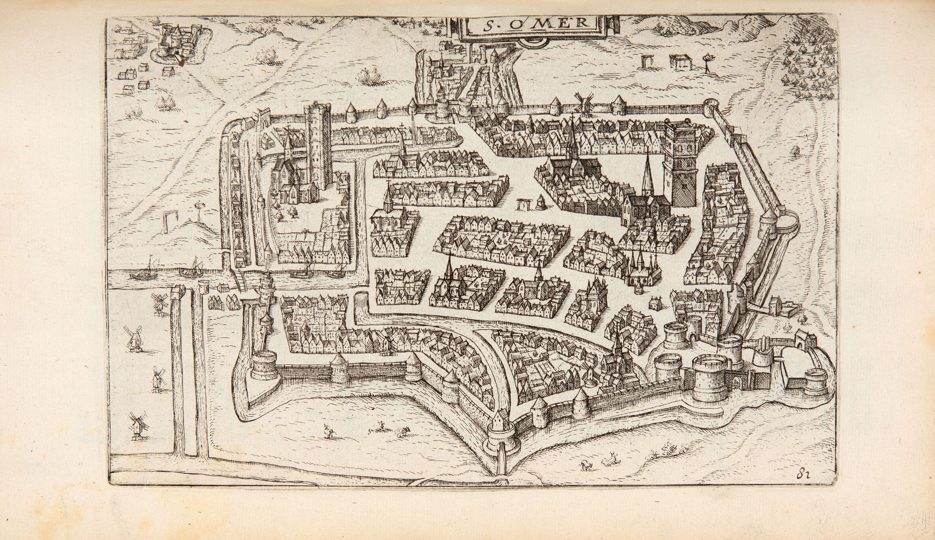 L. Guicciardini, Omnium Belgii sive inferiores Germaniae regionum descriptio. Amsterdam 1613. - Bild 2 aus 4