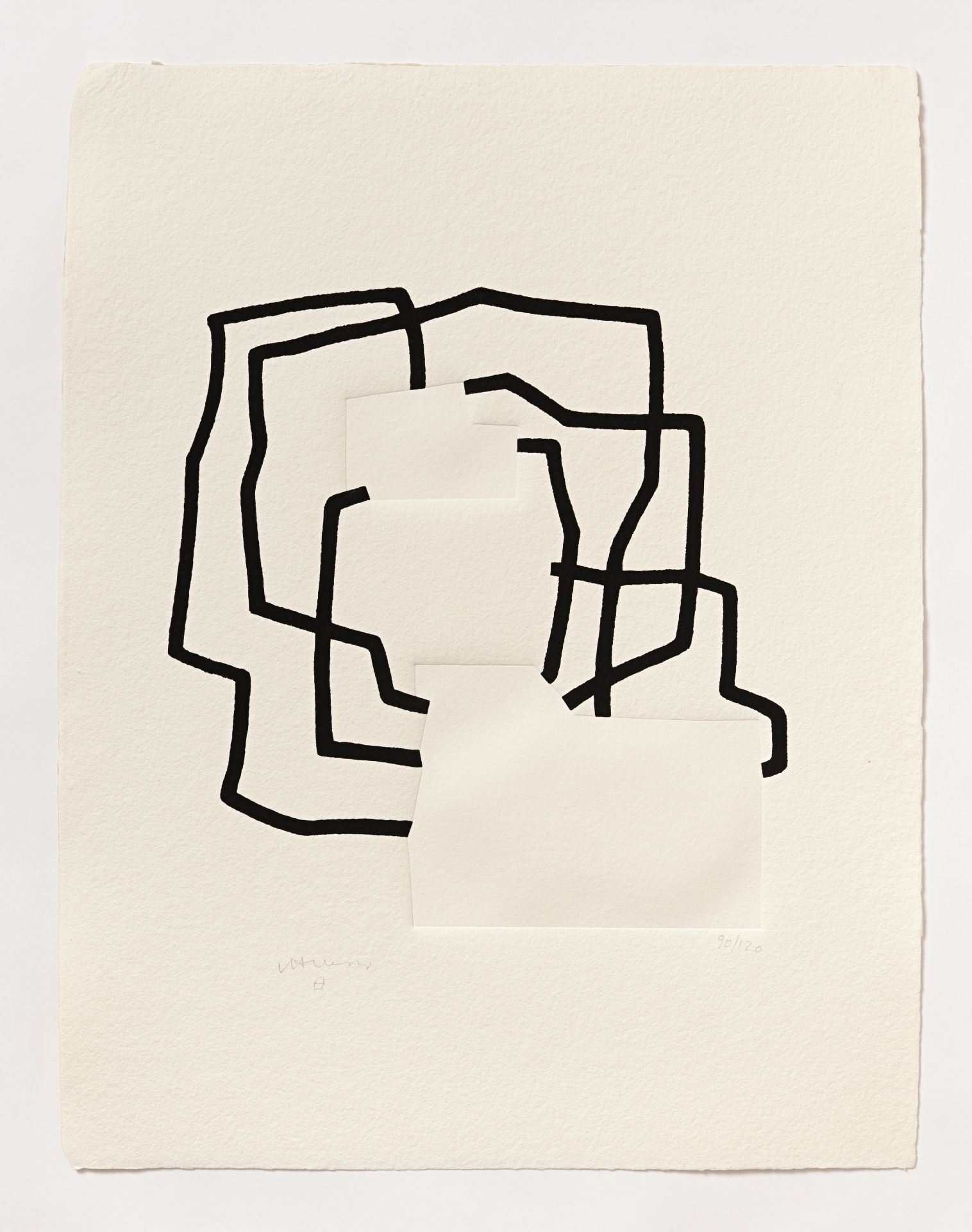 E. Weiss / E. Chillida, Hommage à J. S. Bach. 1997. - Ex. 90/120. - Mit Begleitheft. - Bild 3 aus 7