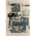 Robert Rauschenberg. Epic (Aus: Romances). 1977. Farblithographie. Signiert.