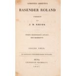 L. Ariosto, Rasender Roland. Übers. von Gries. 2. Aufl. 5 Bde. Jena 1827-28.