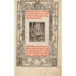 Origenes, Operum Origenis Adamantii tomi duo priores. Tle. I und II (von IV) in 1 Bd. Paris 1519.