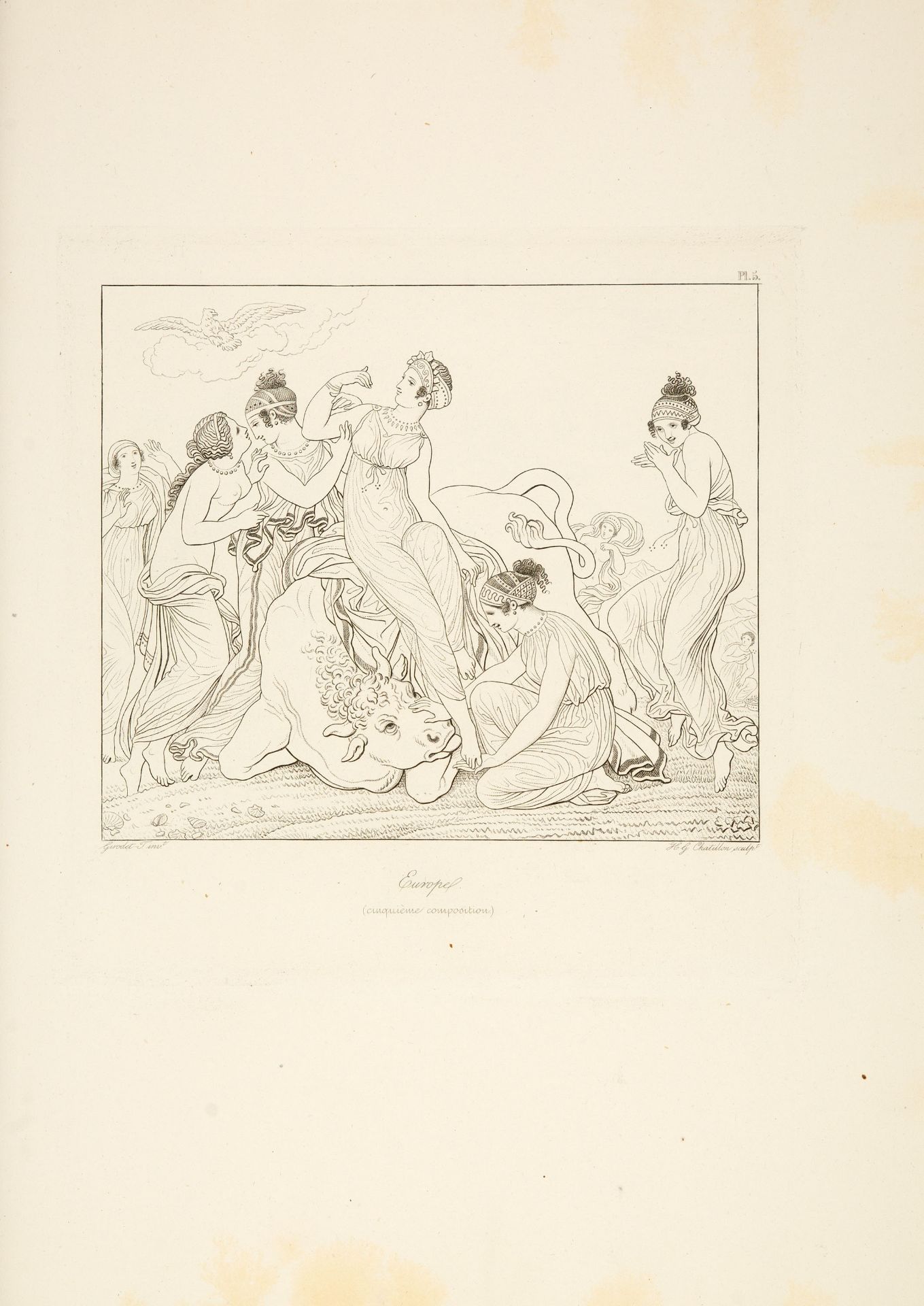 A. L. Girodet-Trioson, Sappho, Bion, Moschus. Paris 1829. - Bild 3 aus 4