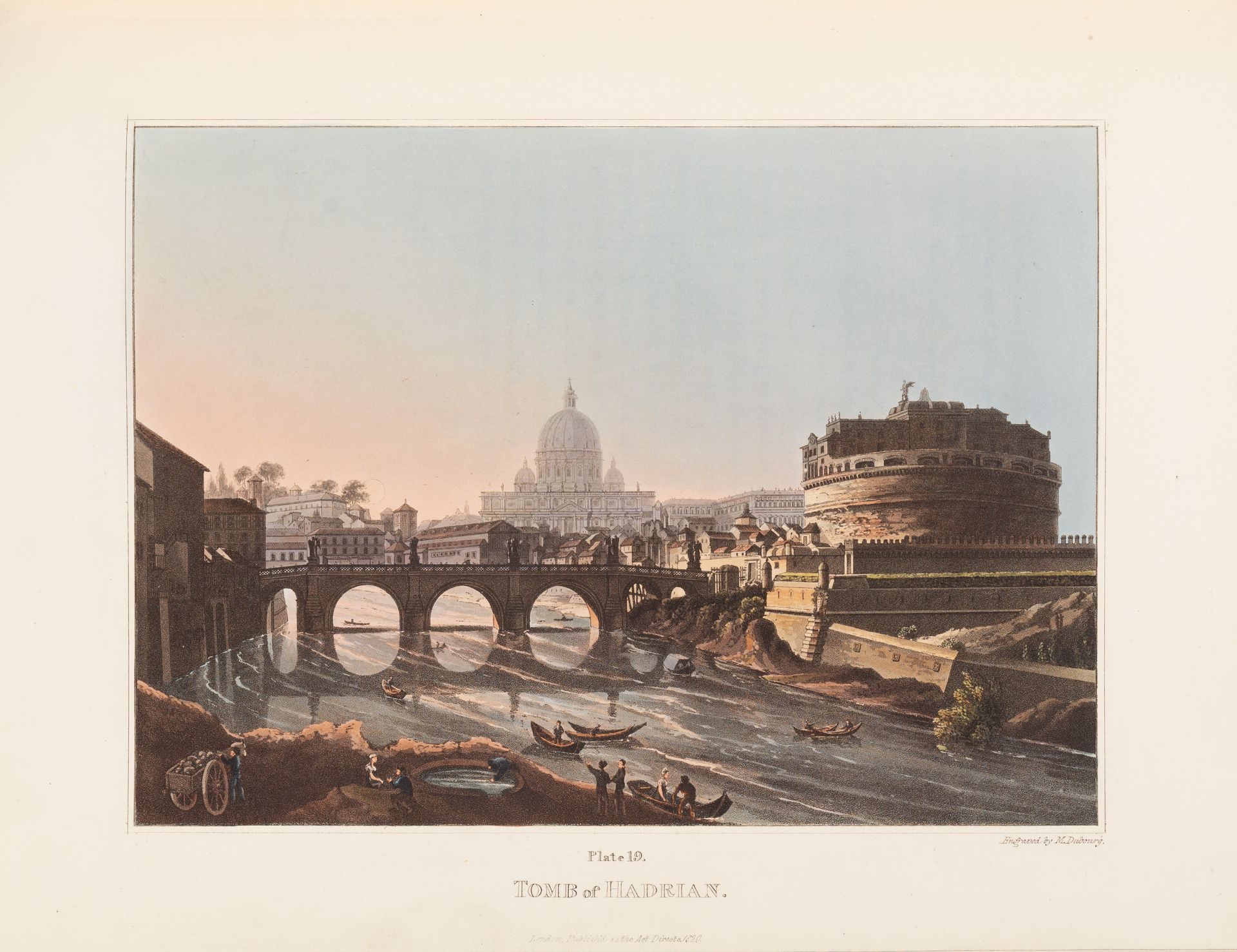 M. Dubourg: Views of Rome. London 1844. - Bild 4 aus 5