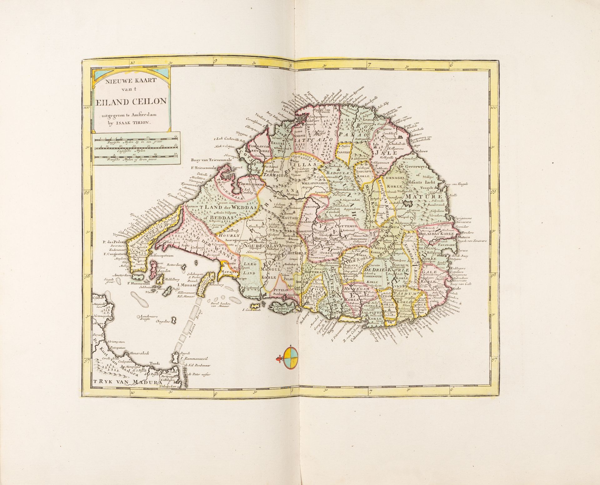 I. Tirion, Nieuwe en beknopte Hand-Atlas. Amsterdam [1759-84]. - Bild 7 aus 8