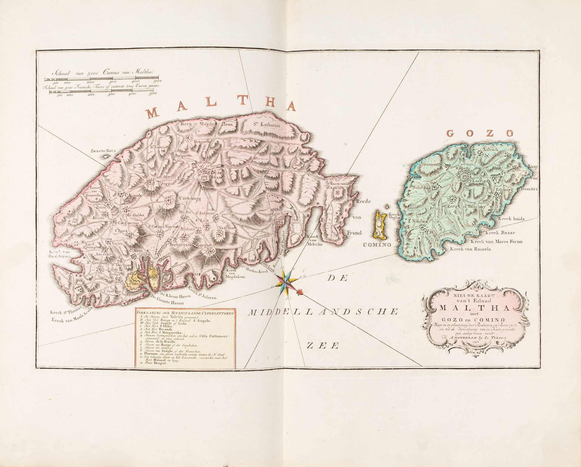 I. Tirion, Nieuwe en beknopte Hand-Atlas. Amsterdam [1759-84]. - Bild 6 aus 8