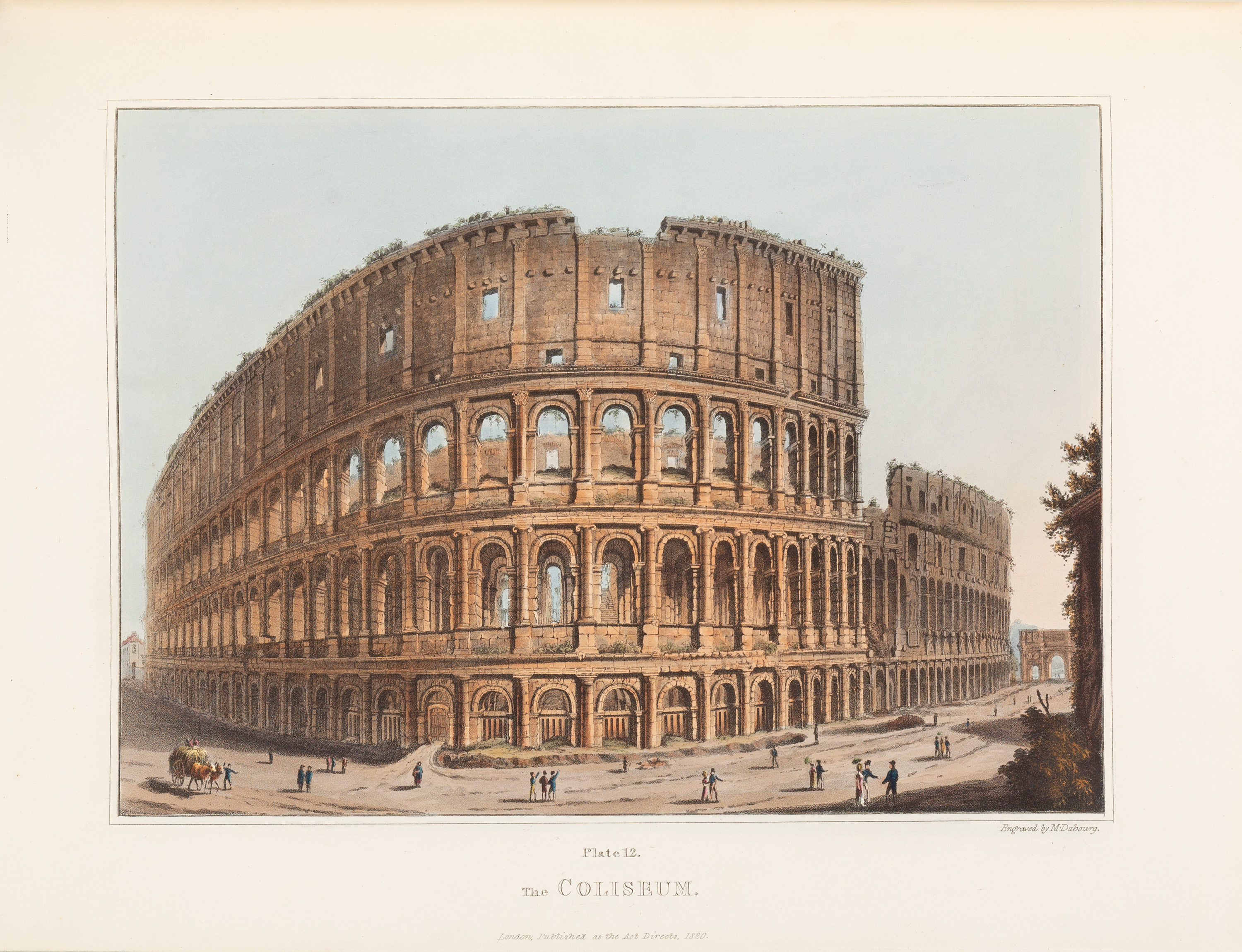 M. Dubourg: Views of Rome. London 1844. - Image 3 of 5