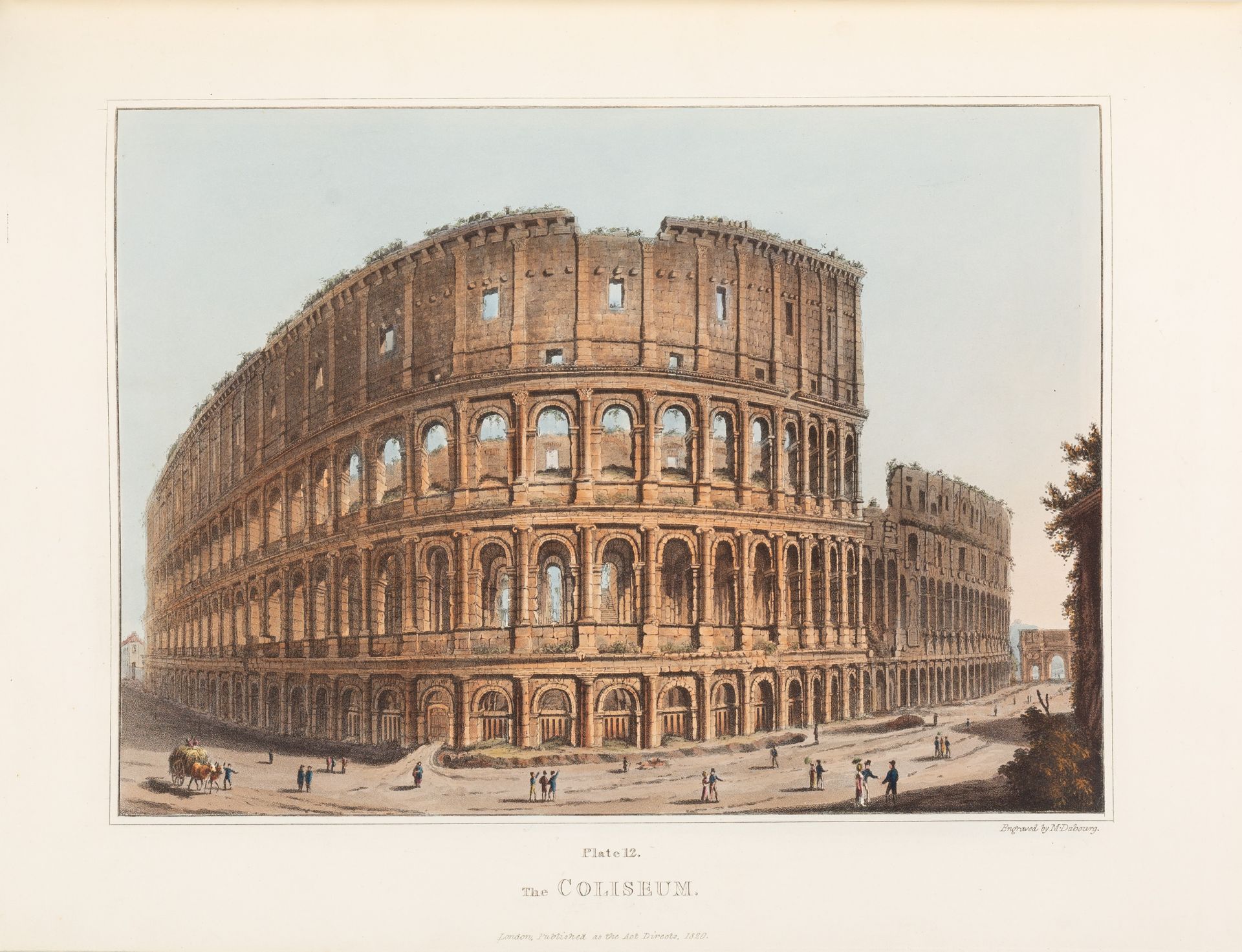 M. Dubourg: Views of Rome. London 1844. - Bild 3 aus 5
