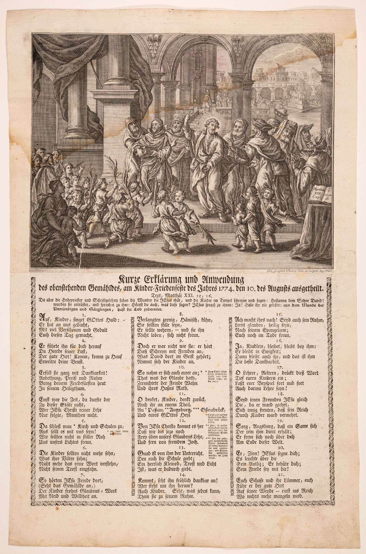 Augsburg - Sammelband Friedensgemälde 1650-1717. + 3 Einzelblätter. - Bild 2 aus 6
