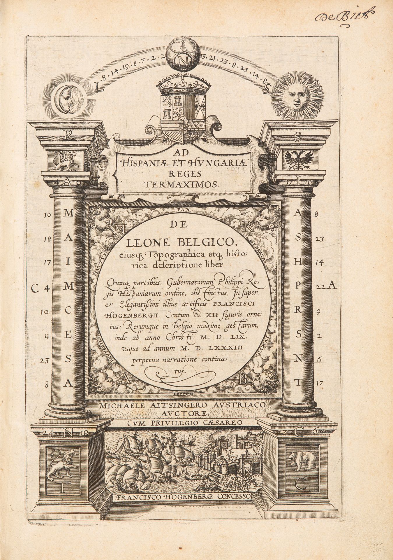 M. v. Aitzing, De Leone Belgico. Köln 1583.