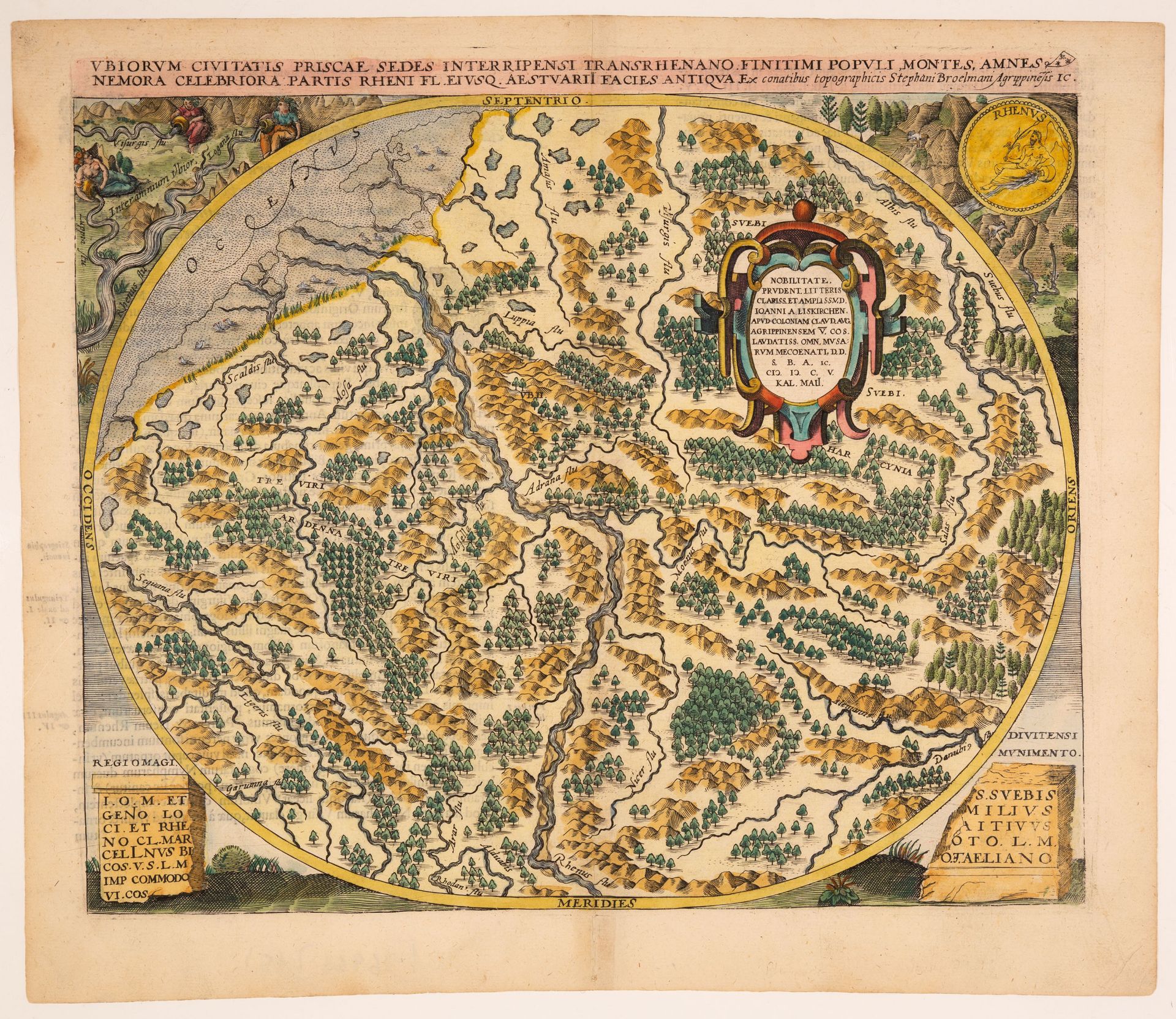 St. Broelman, Epideigma. Köln 1608. Fragment mit 4 Karten un1 Beilage. - Bild 2 aus 2