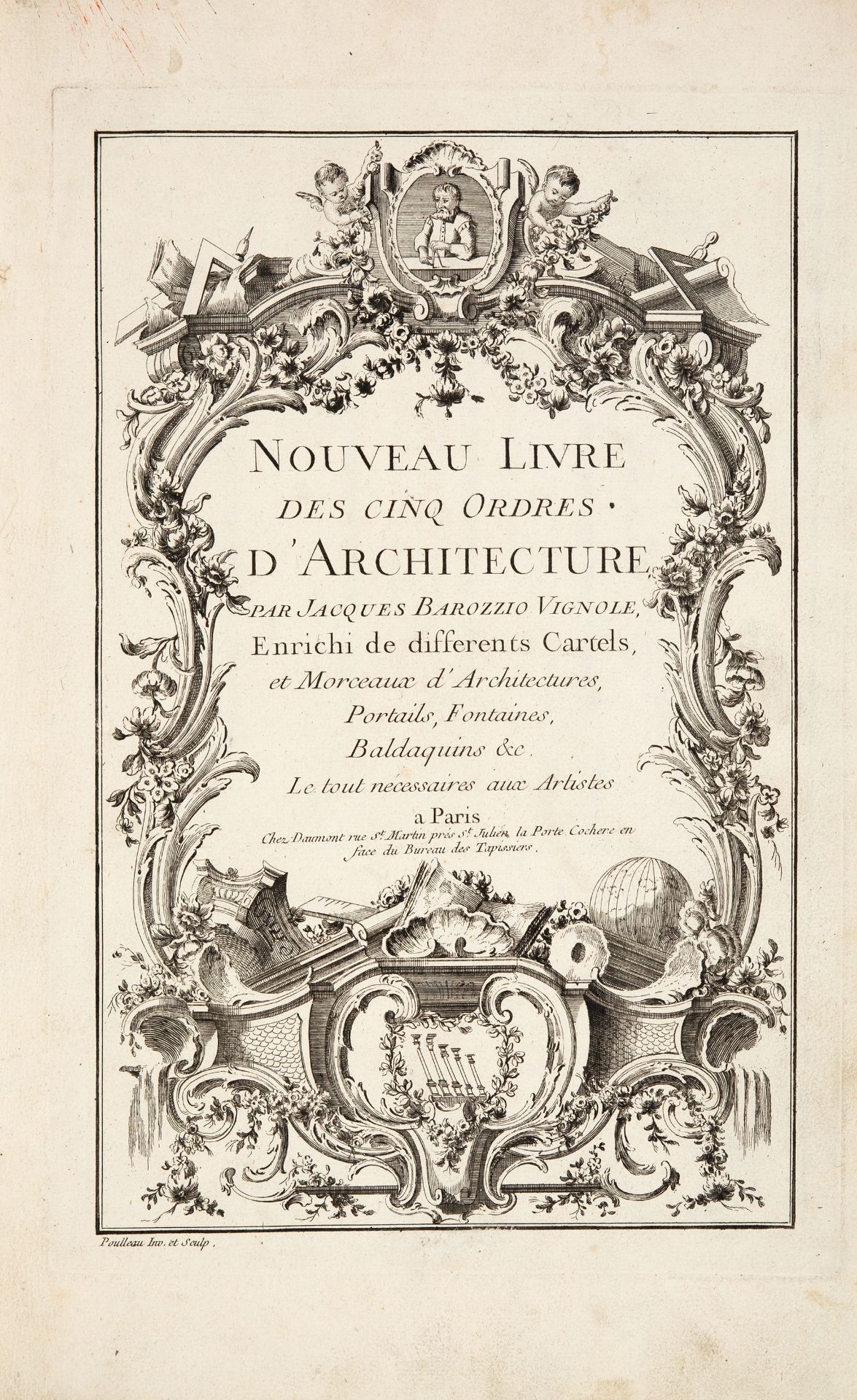 G. B. da Vignola, Nouveau livre des cinq ordres d'architecture. Paris 1780.