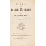 I. Kant, Critik der reinen Vernunft. 2. verb. Aufl. Riga 1787.