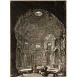G.B. Piranesi. Veduta interna del Tempio della Tosse. 1763/64. Radierung. Hind 70 II (von V); Wilton