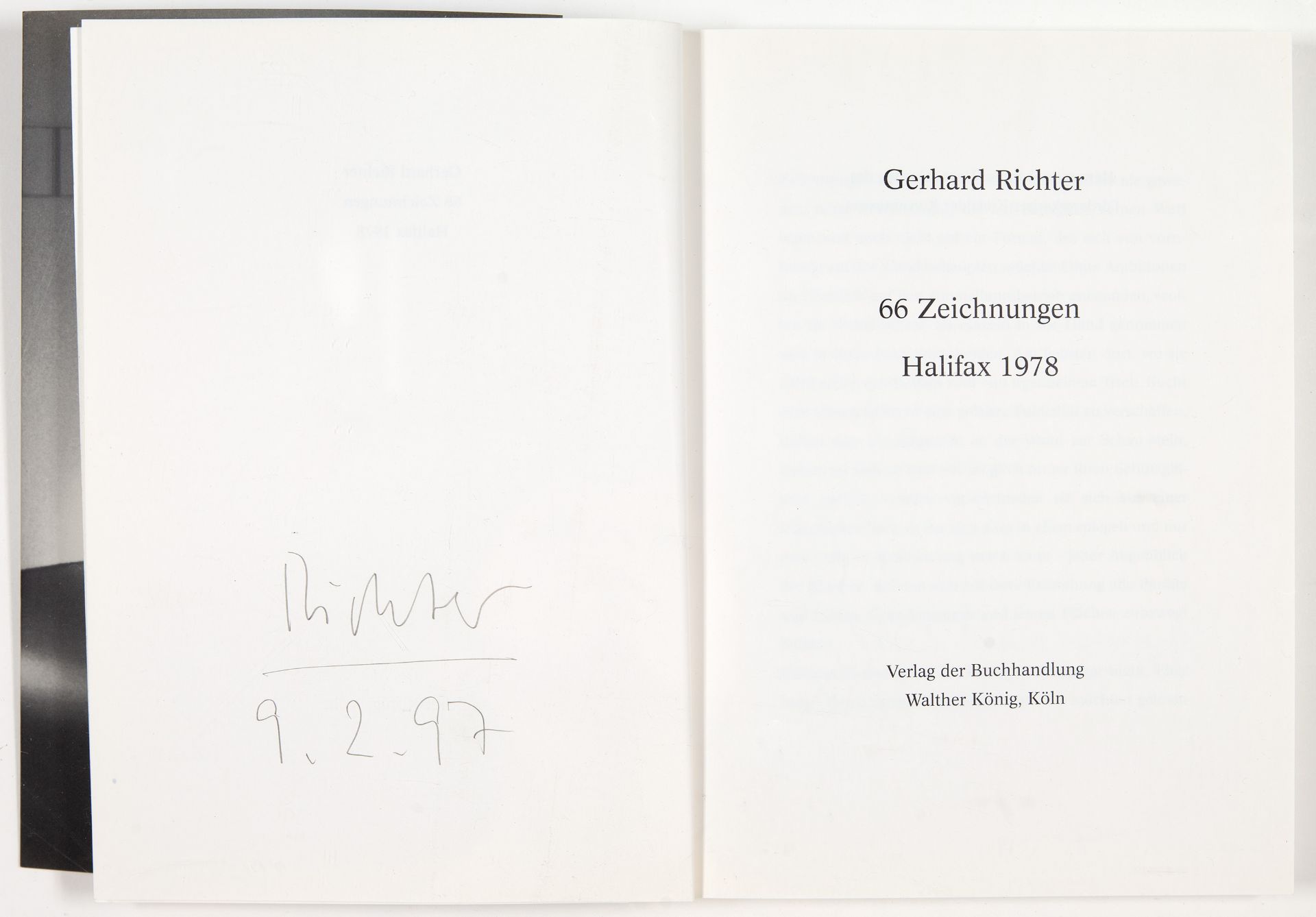 Gerhard Richter. 66 Zeichnungen. Halifax 1978. Signiert. - Bild 2 aus 2