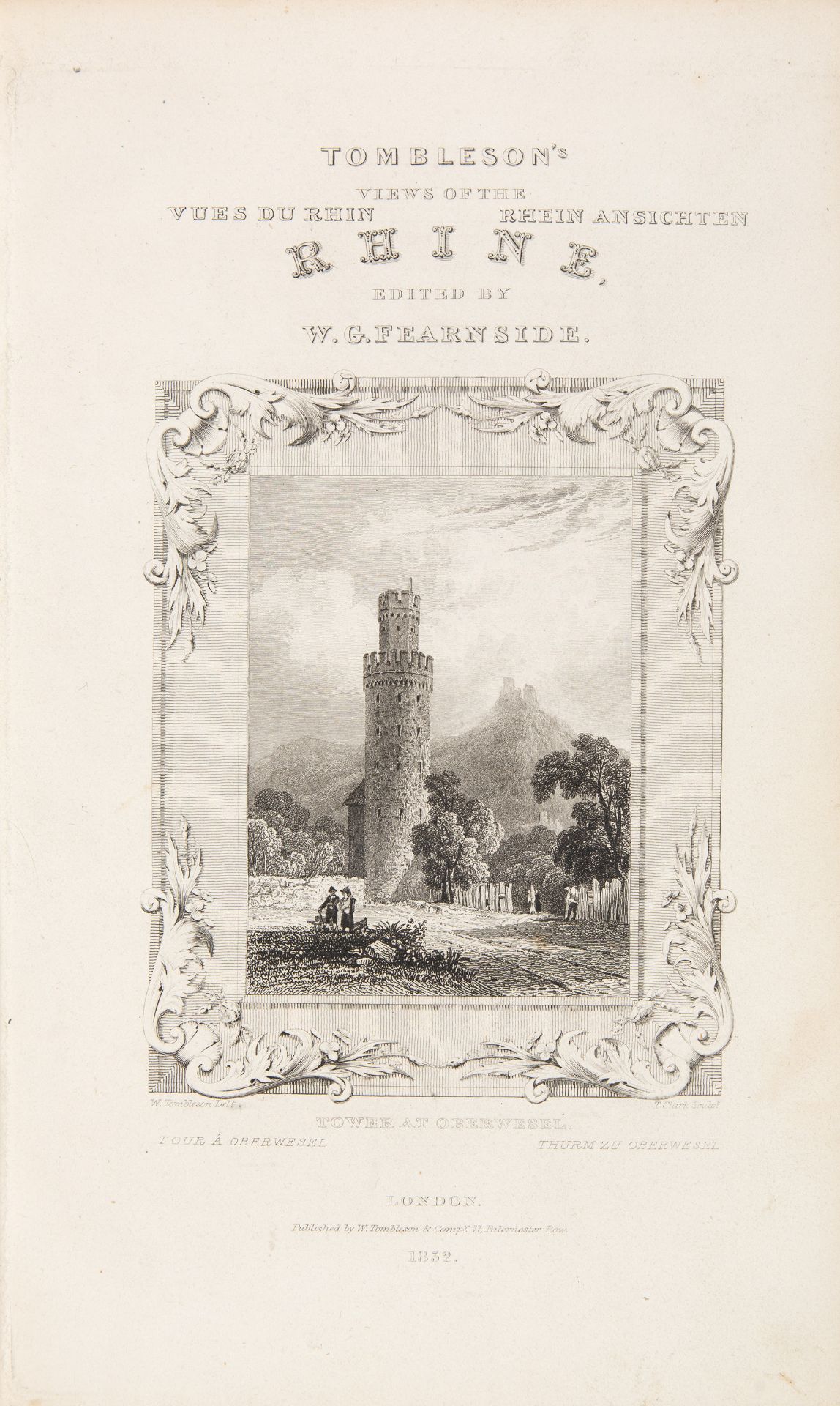 W. Tombleson, Ober-Rhein. London 1832.