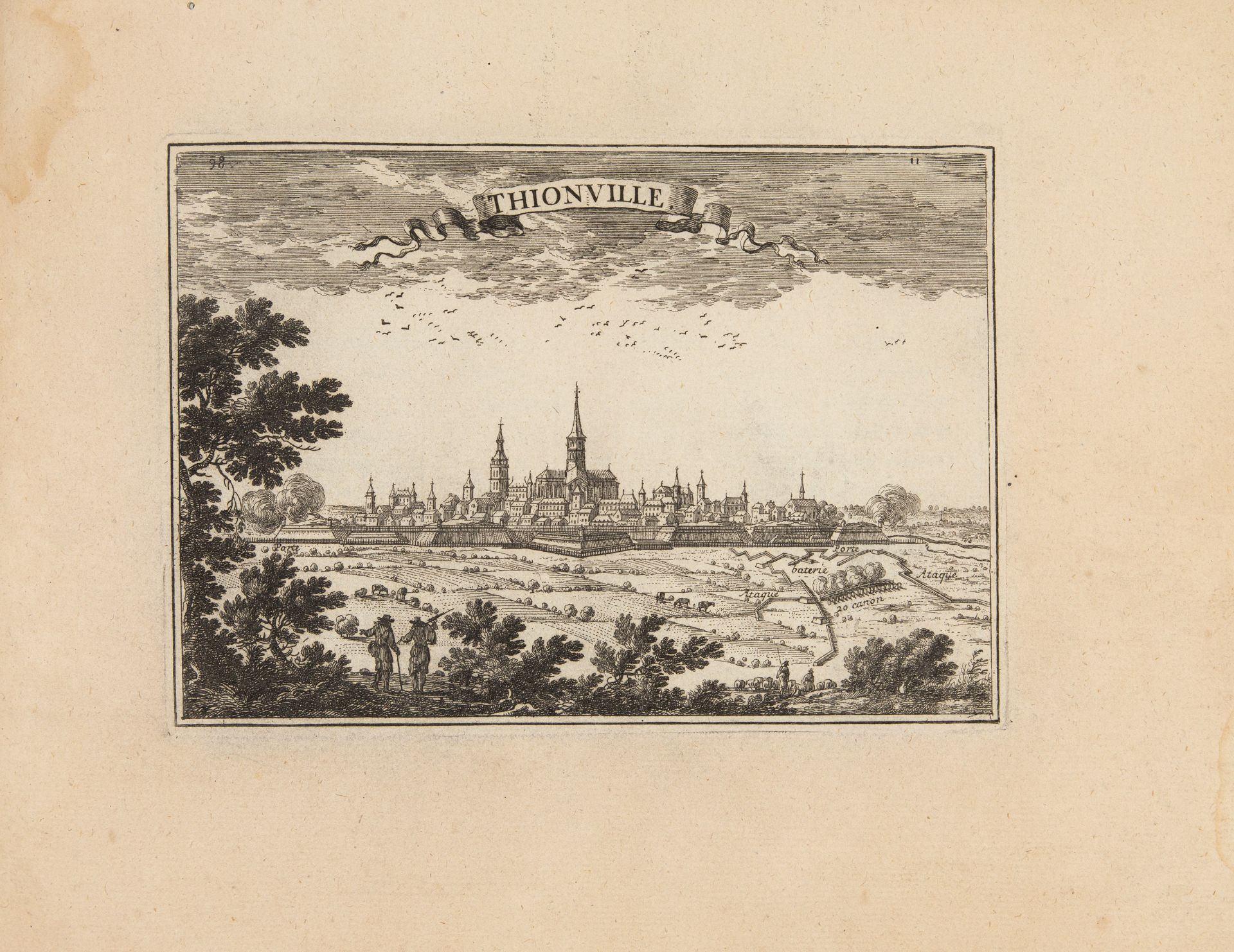 S. de Beaulieu de Pontault, Les plans et profils des principales villes et lieux ... Paris um 1680. - Bild 5 aus 6