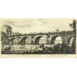 Giovanni Battista Piranesi. Arco di Pola [...] / Parte dell' antica [...] / Ponte di Rimino [...] Wi