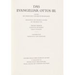 Evangeliar Ottos III. Faksimile und Kommentar. 2 Bde. Frankfurt a.M. 1978. - Ex. 315/850.