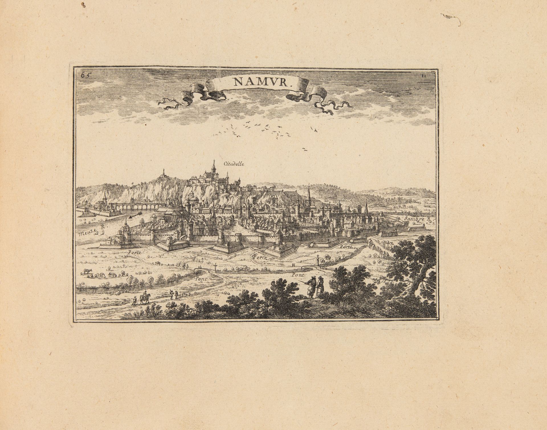 S. de Beaulieu de Pontault, Les plans et profils des principales villes et lieux ... Paris um 1680. - Bild 3 aus 6