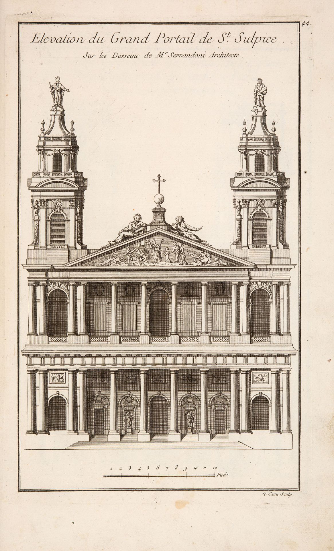 G. B. da Vignola, Nouveau livre des cinq ordres d'architecture. Paris 1780. - Bild 2 aus 3