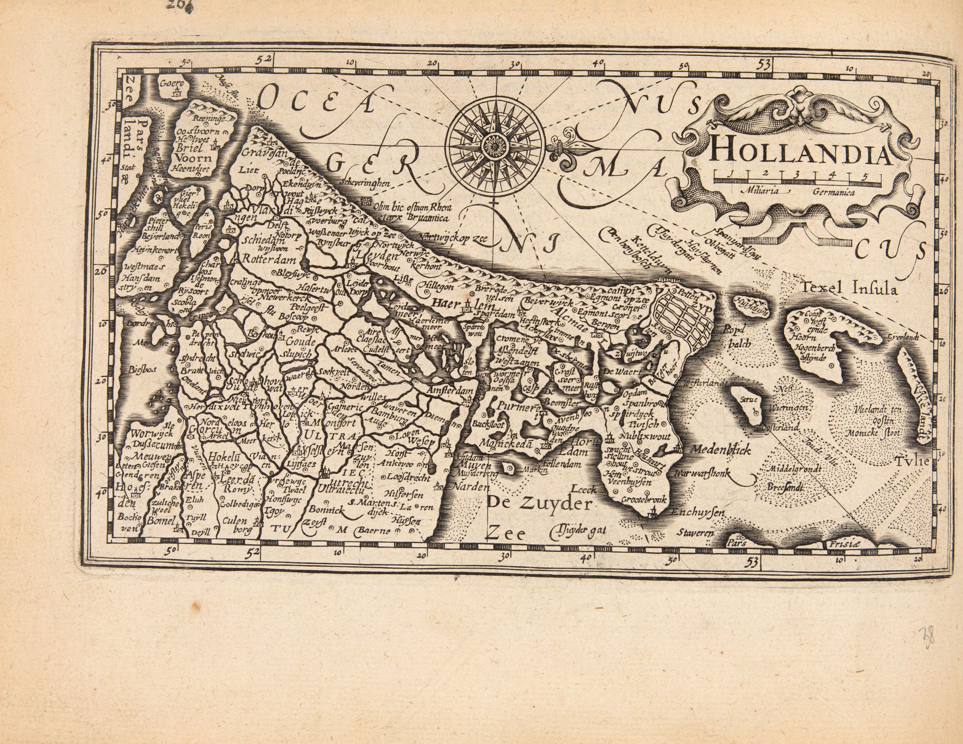 L. Guiccardini, Omnium Belgii, sive Inferioris Germaniae, regionum decriptio. Arnheim 1616. - Bild 2 aus 5
