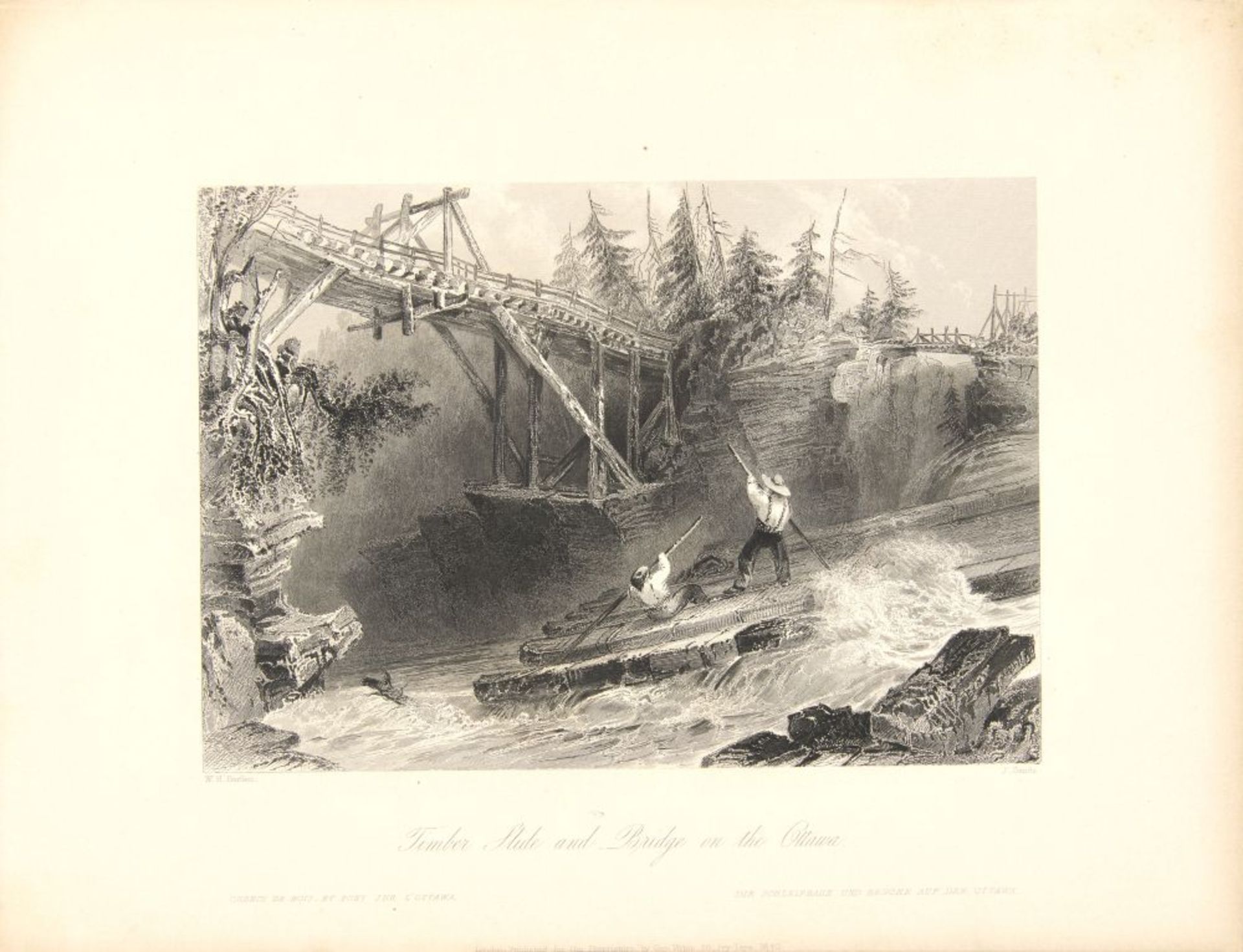N. P. Willis, Canadian Scenery. 2 Bde. Ldn 1842. - Bild 3 aus 5
