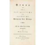 F. W.J. Schelling, Bruno oder über das göttliche Princip der Dinge. Berlin 1802.