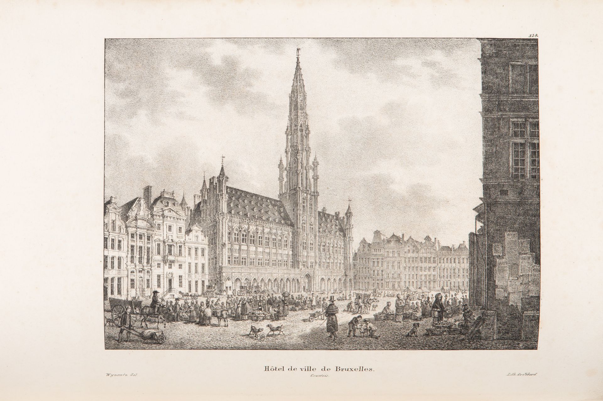 J. J. de Cloet, Voyage pittoresque dans les Pays Bas. Brüssel 1825. - Bild 4 aus 5