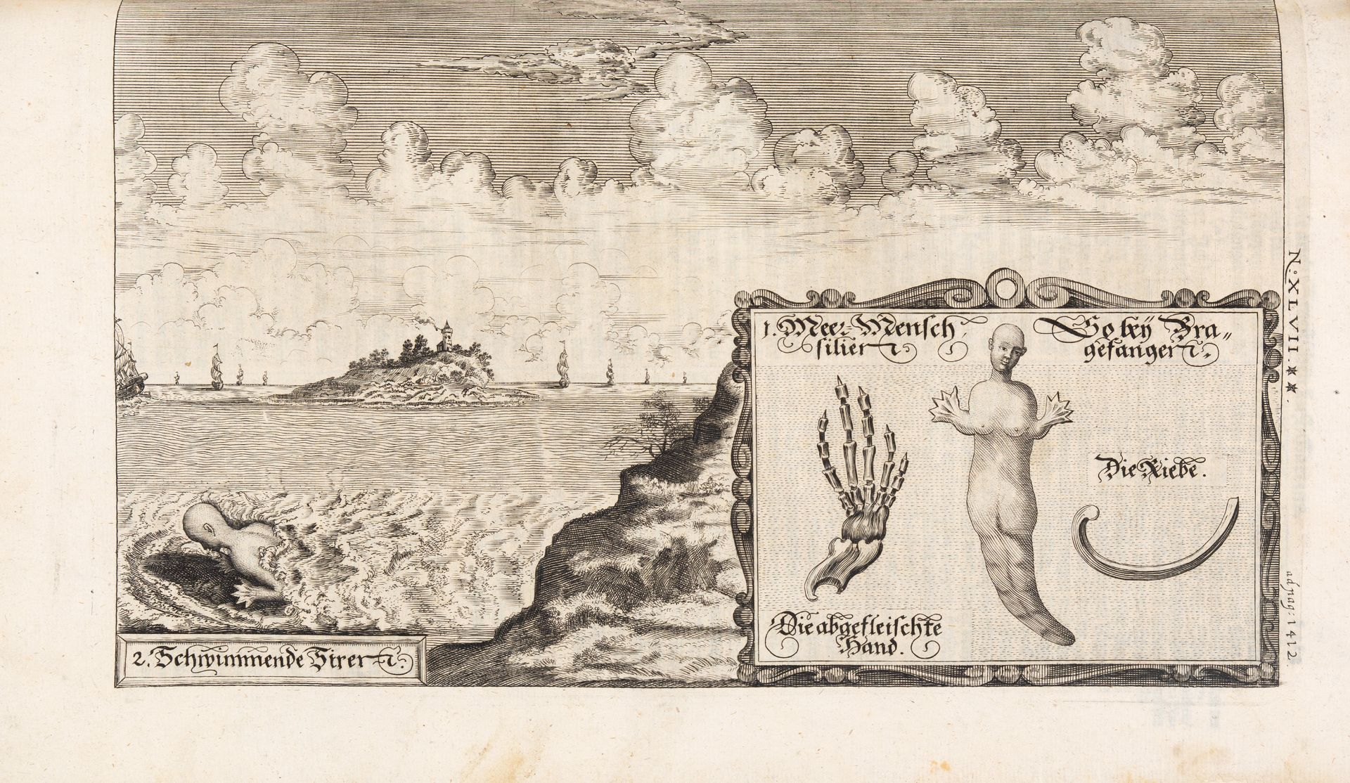 E. Francisci, Ost- und West- Indischer Lust- und Staatsgarten. 3 Tle. in 1 Bd. Nürnberg 1668. - Bild 7 aus 9