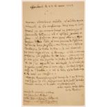 S. v. La Roche. E. Brief m. U.; Offenbach, 23.3.1803. - Wohl an den franz. Staatsmann C. E. Philippe