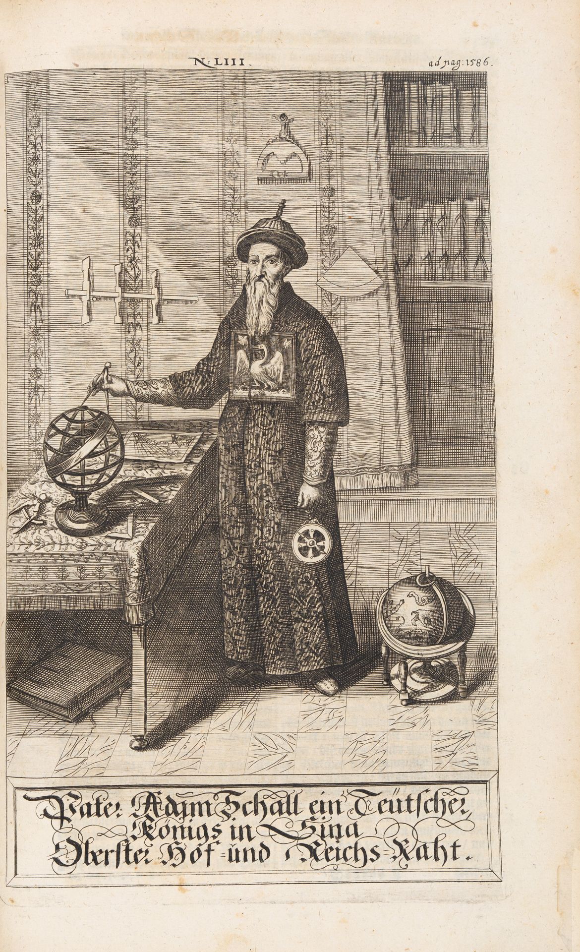 E. Francisci, Ost- und West- Indischer Lust- und Staatsgarten. 3 Tle. in 1 Bd. Nürnberg 1668. - Bild 8 aus 9