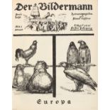 P. Cassirer (Hrsg.), Der Bildermann. 18 Hefte in 1 Bd. Berlin 1916.