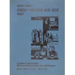 Gerd Arntz. Zwölf Häuser der Zeit. 1927 (1973). 12 Holzschnitte. Je signiert. Ex. 5/100.