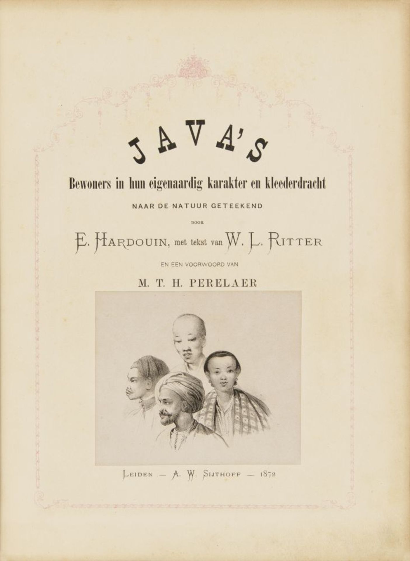 W. L. Ritter, Java's bewoners. Leiden 1872. - Bild 2 aus 2