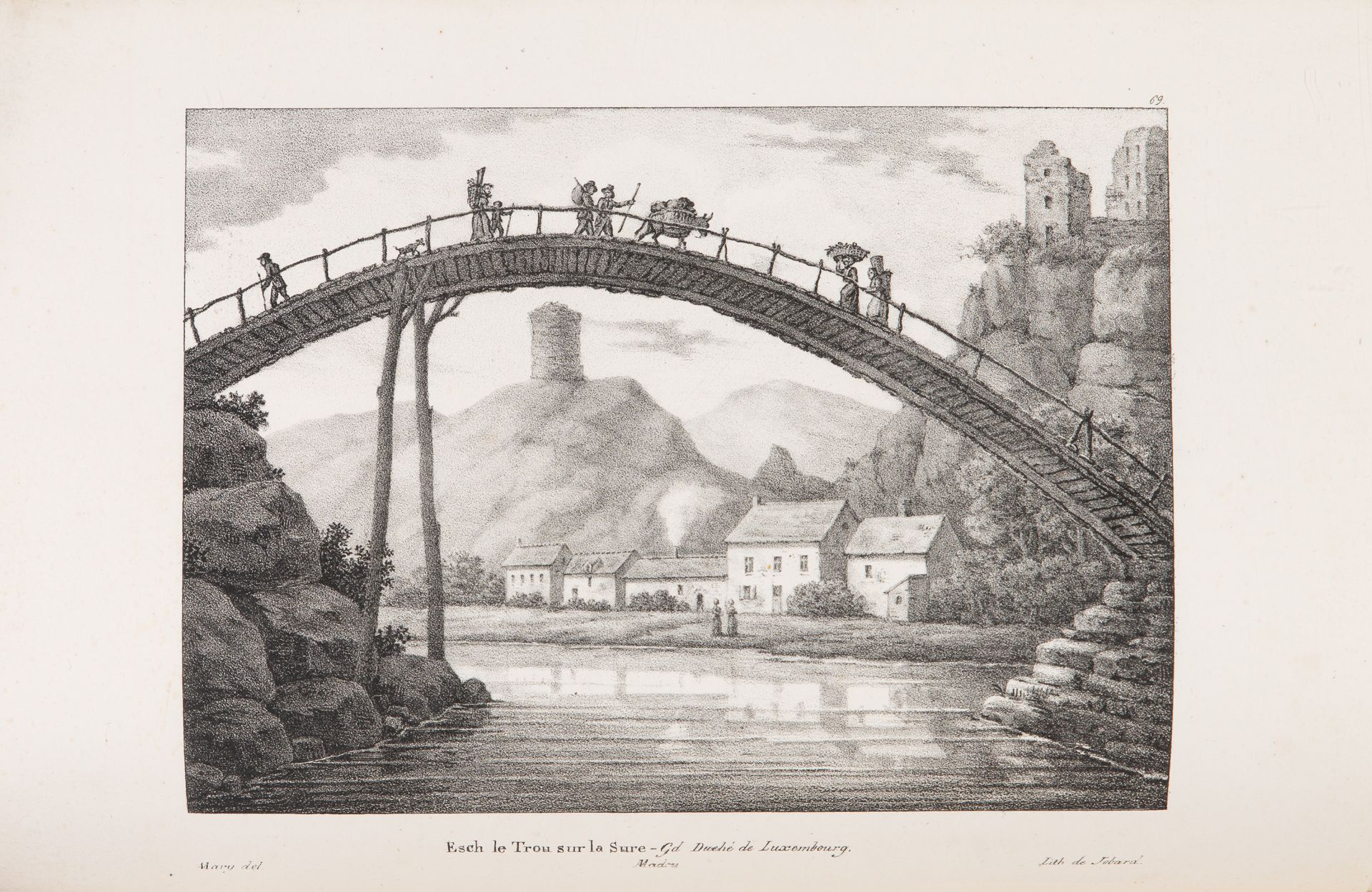 J. J. de Cloet, Voyage pittoresque dans les Pays Bas. Brüssel 1825. - Bild 2 aus 5