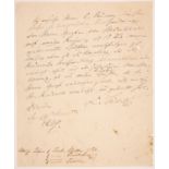 L. Tieck. E. Brief m. U.; Dresden 19.11.1834. - An den Buchhändler Reimer.