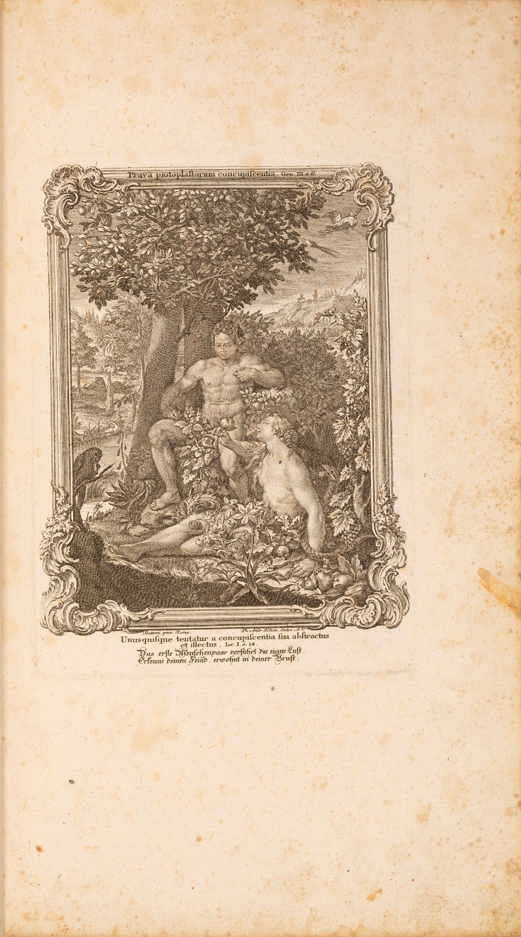 P. A. Kilian, Pictura chalcographicae historiam veteris testamenti. Augsburg (1758). - Bild 2 aus 4